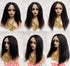 A-124 KKS T Lace Wig Black Color 100% Human Hair Made