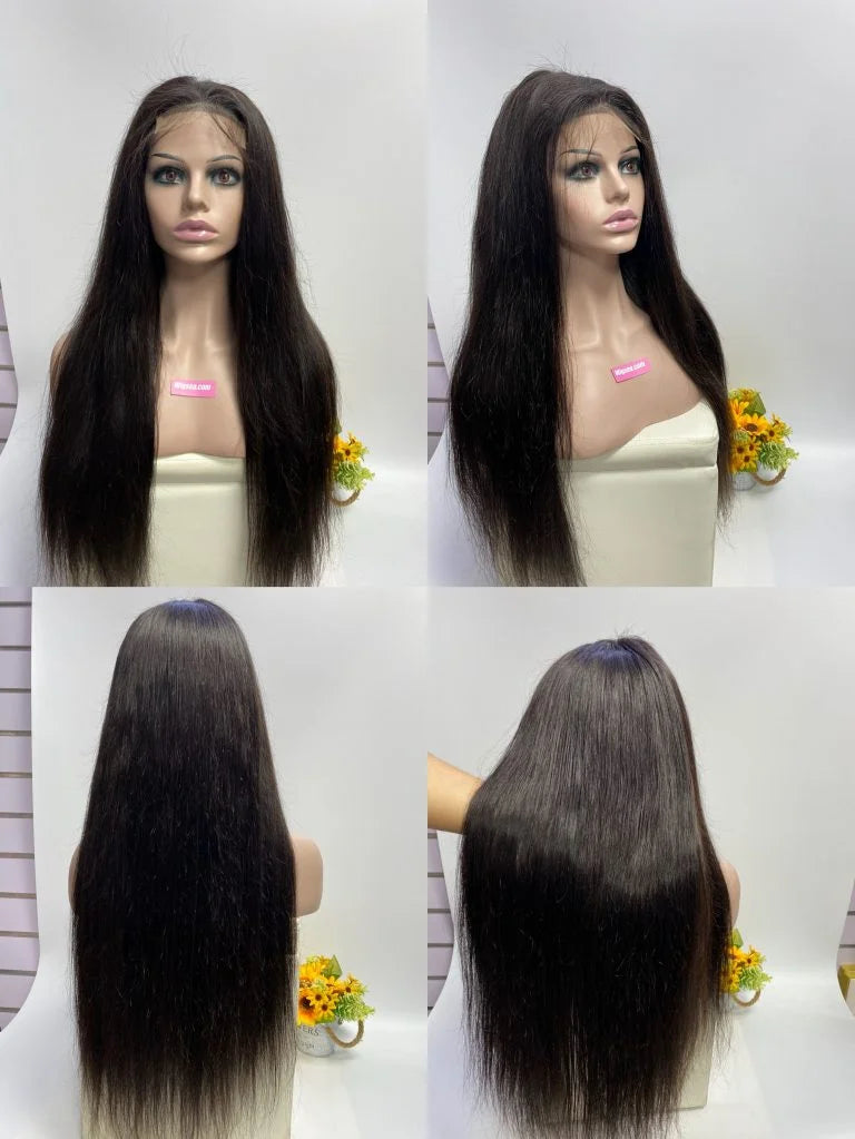 A-67  Luxury Lace Closure Wig 26 inch Straight High Quality High Density