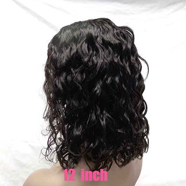 Virgin hair lace wig water wave 