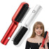 Hair Straightener Brush Wireless Portable USB Rechargeable Flat Irons