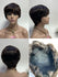 A-112 Short Wig Color 99J and  Black  Soft Texture 100% human hair made